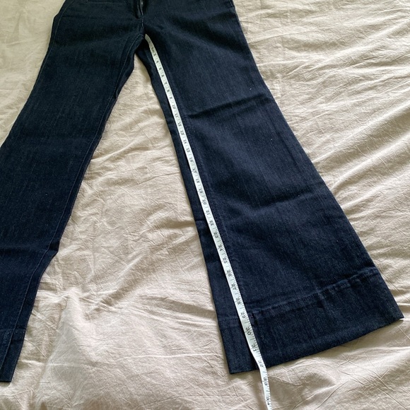 New York & Company Low Rise Skinny Flare Leg Jean Size 2 - Picture 8 of 9